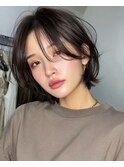 韓国/レイヤーカット/顔周り/前髪カット/ストレート/池袋