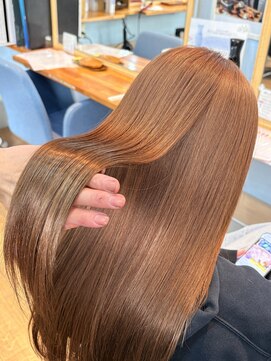 ブリーチカラー×髪質改善Tr