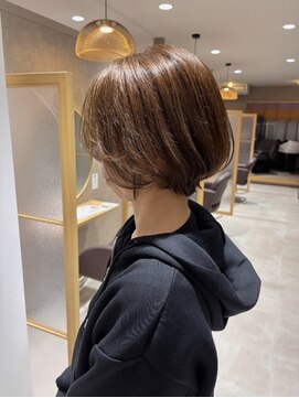 ショート/ミセスショート/ショートボブ/丸みショート/顔周り