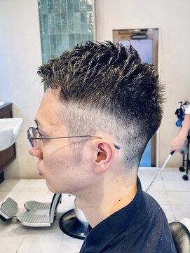 グレイスフルバーバーロンドン 大宮店(Graceful Barber London) 【30代 男性】ロンドン刈上げショート（大宮/バーバー）