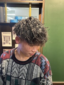 ヒロギンザ 難波店(HIRO GINZA) ツイストスパイラルパーマ×マッシュ