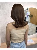 【藤田真由】ブリーチなしベージュカラープレトワカラー