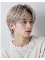 ヘアアンドメイク アース 入間店(HAIR&MAKE EARTH) ハイトーンセンターパート