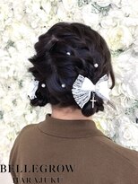 ベルグロー 原宿(BELLEGROW)&nbsp;もこもこツインお団子 ヘアセット/ヘアアレンジ/ヘアメイク