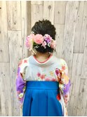袴や着物のヘアーセットと着付は北区表町ヘアスペースムーンで！