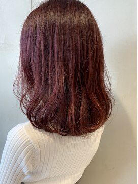 ヘアサロンガリカアオヤマ(hair salon Gallica aoyama) Gallica・カラーカタログ ☆ 【 ベリーピンク 】