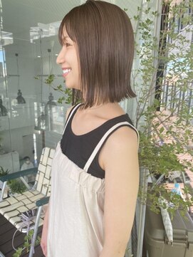 ワク(WAKU) ichida style NO.30オリーブベージュデザインカラーウェットヘア