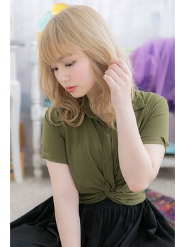 ミック ヘアアンドメイク アップ 駒込店(miq Hair&Make up) 3Dカラーホワイティアッシュ☆外国人風ハイトーンカラーa1