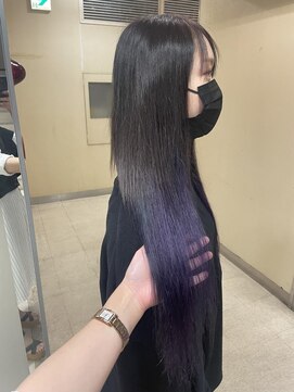 アンリップ ジー(salon unripＧ) h.i #パープルグラデーション