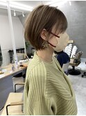 イメチェン/ショート/ベージュ/グレージュ