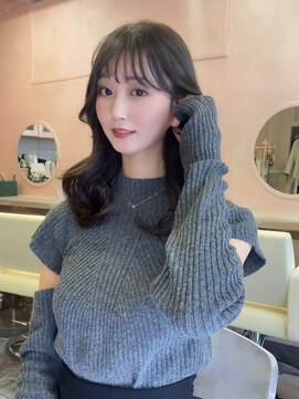 エン 仙台(en) 似合わせレイヤーカット/ベージュカラー