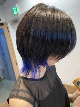 ビス フルール 日暮里店(Vis fleur) ウルフ×インナーブルー◎小國綾か