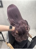ツヤ髪スタイル/透明感ラベンダーカラー