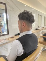 ラポールヘアー(rapport hair)&nbsp;ツーブロック×くるくるパーマ＊