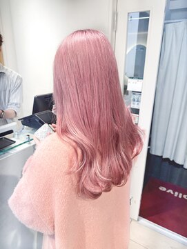 テトラ バイ ネオリーブ 横浜西口店(tetra by neolive) ハイトーンペールピンクカラー**【横浜/横浜駅】