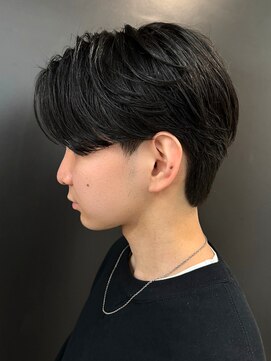 エルマーク(L-MARK) センターパートニュアンスパーマ韓国カルマパーマコンマヘア