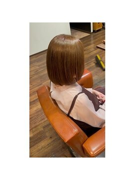 ランソ 成田店(RUNSO) ミルクティーブラウン♪♪似合わせカット