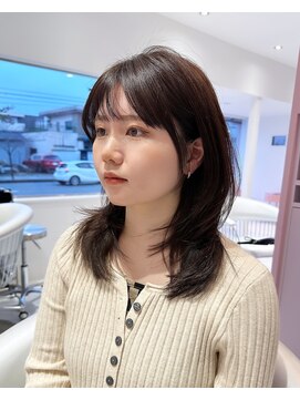 メリア(_Melia) ミディアムハッシュカット