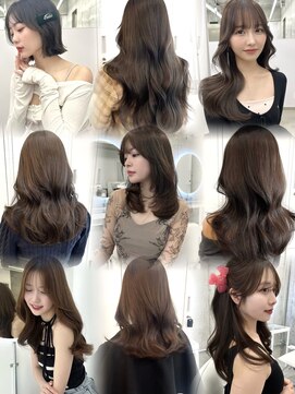 アリュウル 表参道(ALLURE) 大人可愛いくびれヘア＊柔らか艶カラー