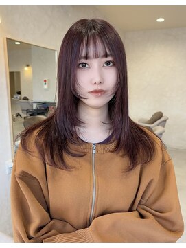 ヘアデザイン ファブロ(hair design FABRO.) 【FABRO担当:藤岡勇気】顔まわりレイヤースタイル