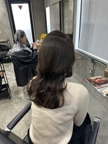 ラック(LUCK)&nbsp;グレージュ/船橋/くすみベージュ/細めハイライト