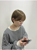 ブリーチ無しで透け感カラー