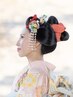 【成人式】着付け＋地毛結日本髪ヘアセット