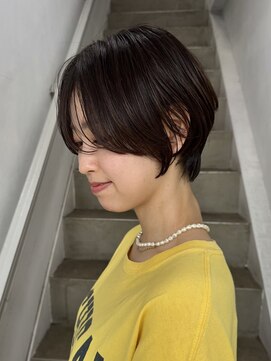 クロト(Clotho) ショートカット/髪質改善縮毛矯正白髪ぼかしレイヤーカラーボブ