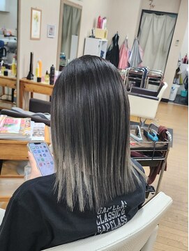 シャルシェ(Chercher) エアタッチロイヤルシルバーグレーグラデーション