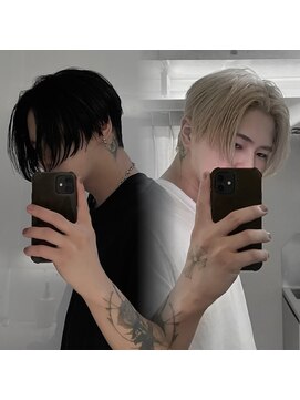 スキル ミナム 表参道(SKILL MiNam) 前下がりセンターパート