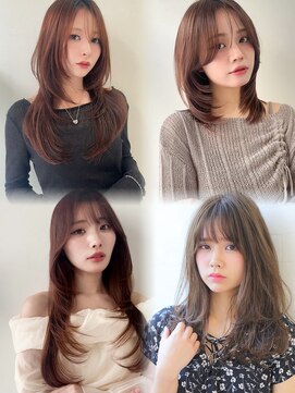 ミレバイジェニー (mirae by geny) レイヤーカット 韓国ヘア