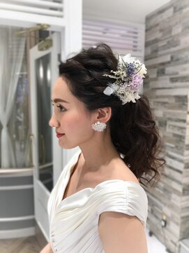 ルミュドゥプレシャス(LEMIEUX de precious) ブライダルハーフアップ