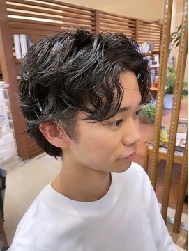 スワン山の田 メンズスパイラルパーマ
