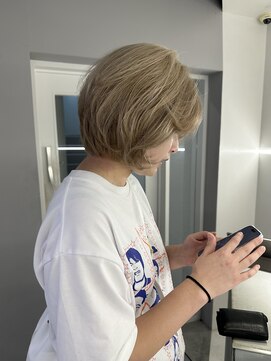 ワンカラー/ブリーチカラー/髪質改善/ハイトーンカラー