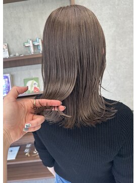 デイジー(Daisy) 透明感カラー 透け感カラー ダブルカラー モカグレージュ