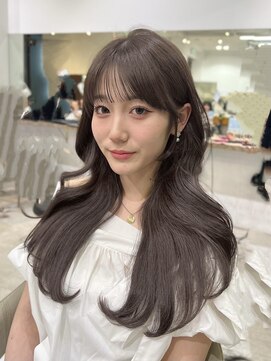 ビュー トウキョウ(VIEW TOKYO) 渋谷/韓国/レイヤーカット/顔周りカット/くびれ/モカグレージュ