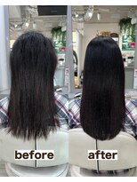 シゲ 自由が丘店(SHIGE) 乾かすだけでまとまる地毛風髪質改善ストレート40代50代縮毛矯正