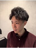 ショートアップバング刈り上げ
