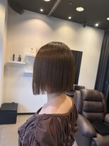フィオーレ ヘアデザイン(FIORE hair design)&nbsp;大人可愛い　くすみベージュ　ボブ