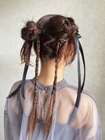びゃんびゃん 江端店&nbsp;ヘアセット/カチモリ/ツーポイント/ヘアアレンジ/結婚式