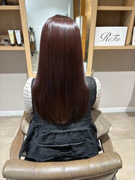 アルフレッド 桜本町店(alfRed) 艶と透明感を楽しむGLTカラー/まとまる美髪ロングスタイル