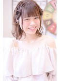 【メイズ東中野・鍛原志行】ハートがポイントのサイド編み込み