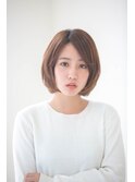 大人可愛い ナチュラルボブ