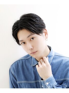 イグレックビス(igrek bis) IGREKBISツーブロック×無造作×ネープレス×マッシュショート