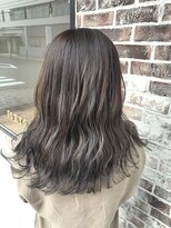 ヘアー アイス カンナ(HAIR ICI Canna)&nbsp;立体ハイライト×透明感×グレー×デザインカラー
