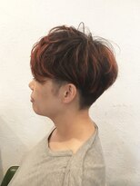 ヘアー アトリエ トゥルー(hair atelier true) ☆true矢尾板サロンスタイル　ツーブロックでオレンジハイライト
