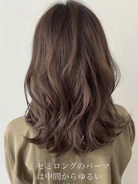 ローラン(ROULAND) 【ROULAND坂本】ベージュカラーパーマスタイル