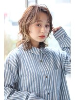 リップス デリコ(LIPS derico)&nbsp;【LIPSderico/鈴木初穂】ミディアムレイヤー×ラフウェーブ