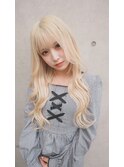 ホワイトブロンド、プルエクステ