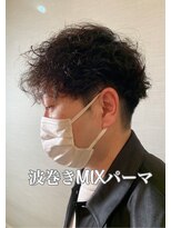 ブルーモスク トウキョウ(TOKYO)&nbsp;ビジネスメンズ波巻きパーマ+マーブ